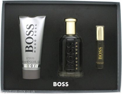 Hugo Boss Bottled Parfum Edp 100ml / Travel Spray / Shower Gel 100ml Gift Set