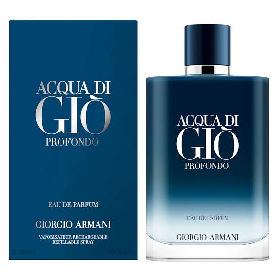 Giorgio Armani Acqua Di Gio Profondo EDP 100ml Rechargeable Refillable