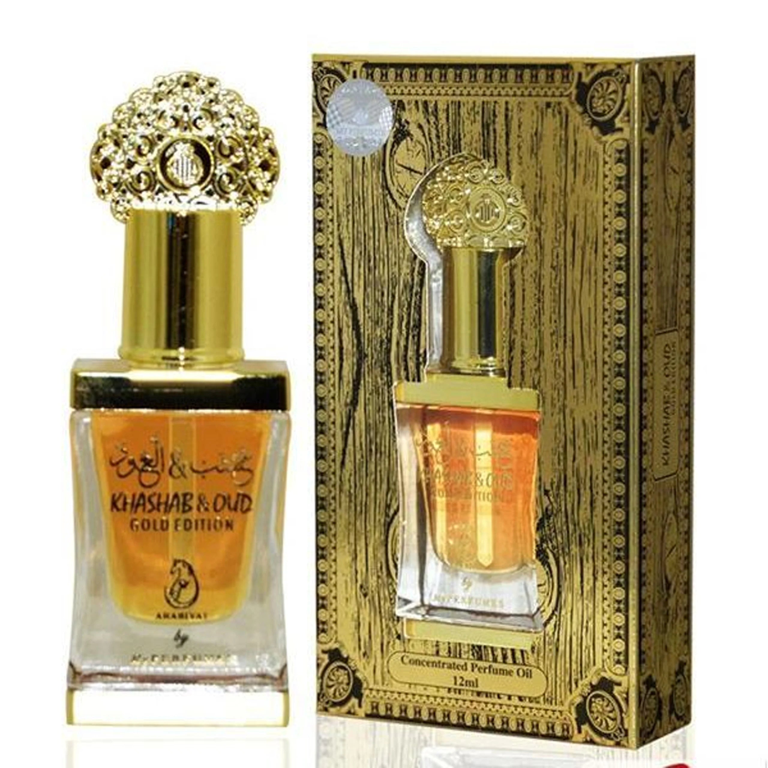 Arabiyat My Perfumes Khashab Al Oud Gold Edition Attar 12ml
