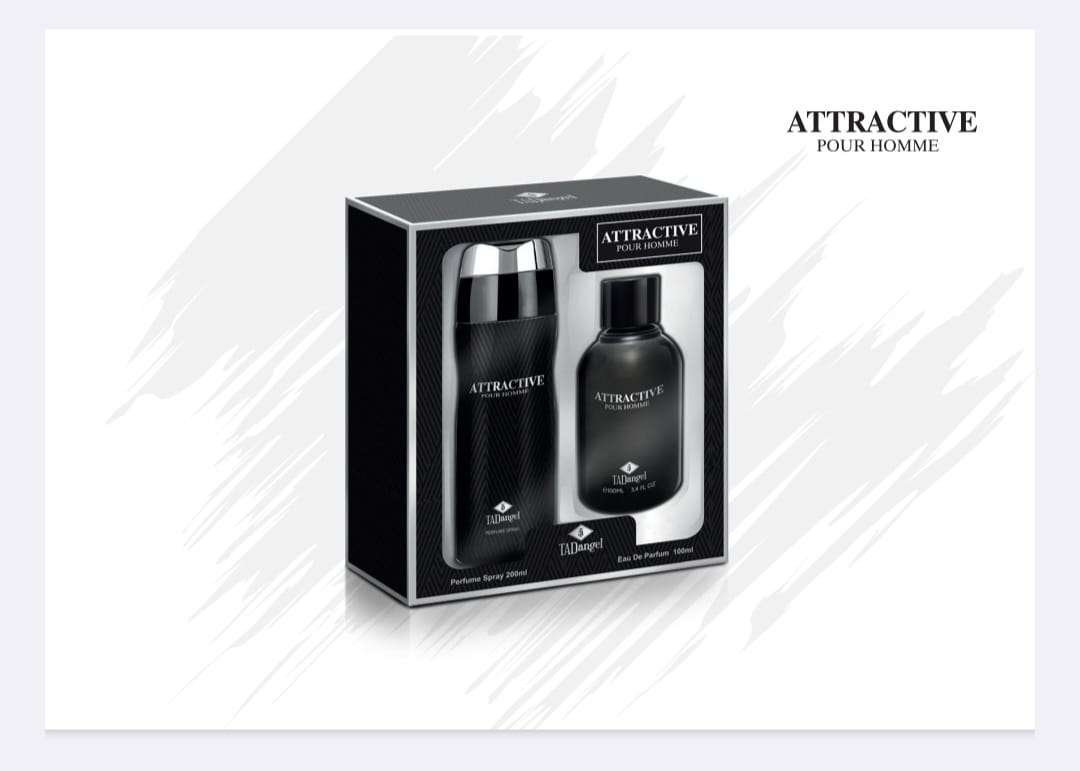 Tad Angel Attractive Edp 100ml / Deo Spray 200ml Gift Set