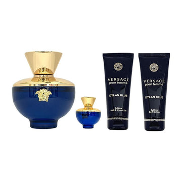 Versace Dylan Blue Pour Femme Edp 100ml / Edp 5ml / Sublime Body Lotion 100ml / Bath &amp; Shower Gel