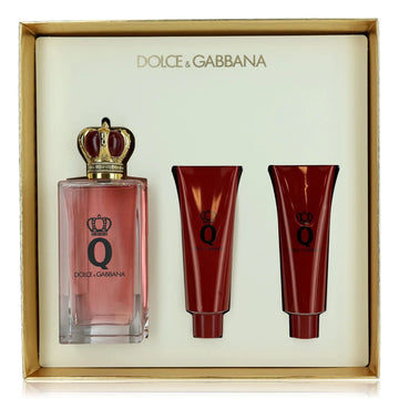 DOLCE & GABBANA QUEEN GIFT SET 3 PIECE EDP 100 ML