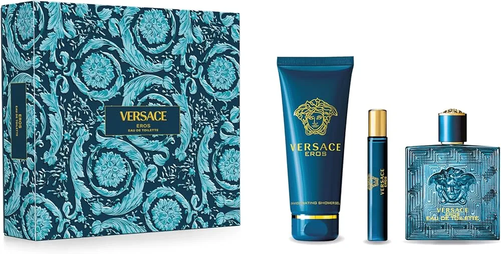 Versace Eros Edt 100ml / Edt 10ml / Deo Stick 75gram