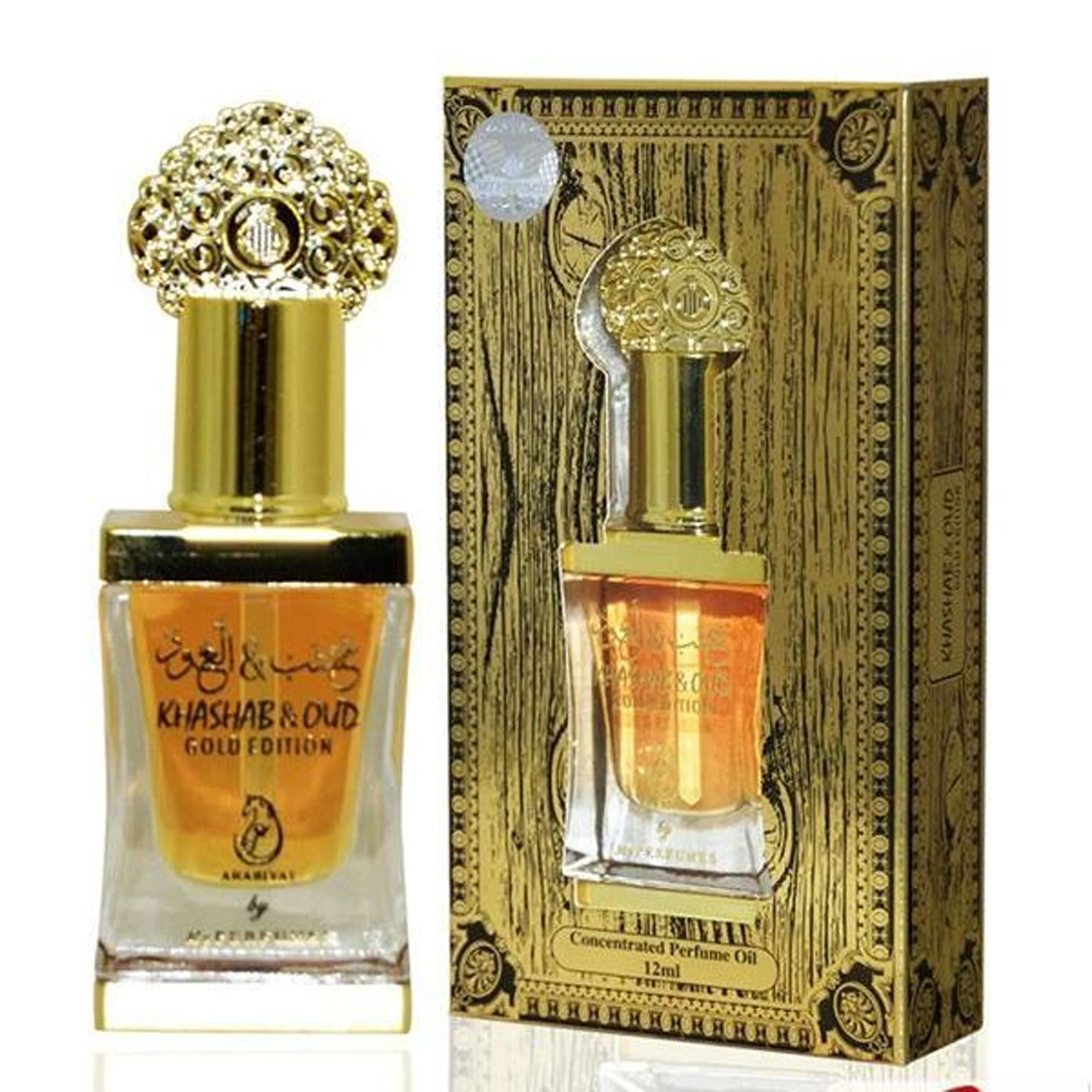 Arabiyat My Perfumes Khashab Al Oud Gold Edition Attar 12ml