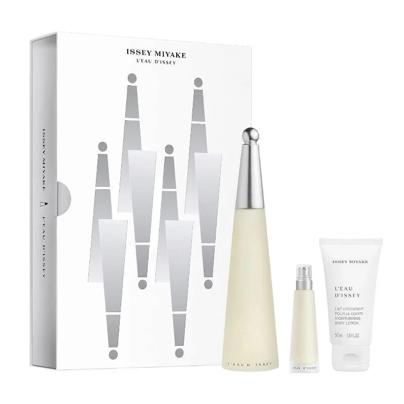 Issey Miyake L Eau D Issey Edt  100ml / Edt 10ml / Mosturising Body Lotion 50ml