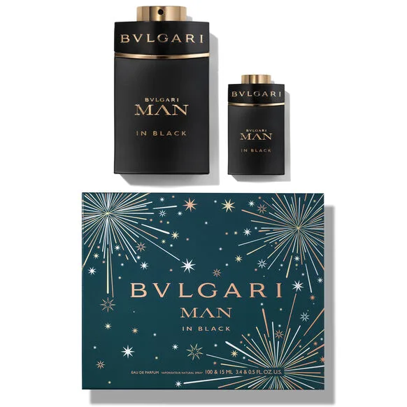 Bvlgari Man In Black Edp 100ml / Edp 15ml Gift Set
