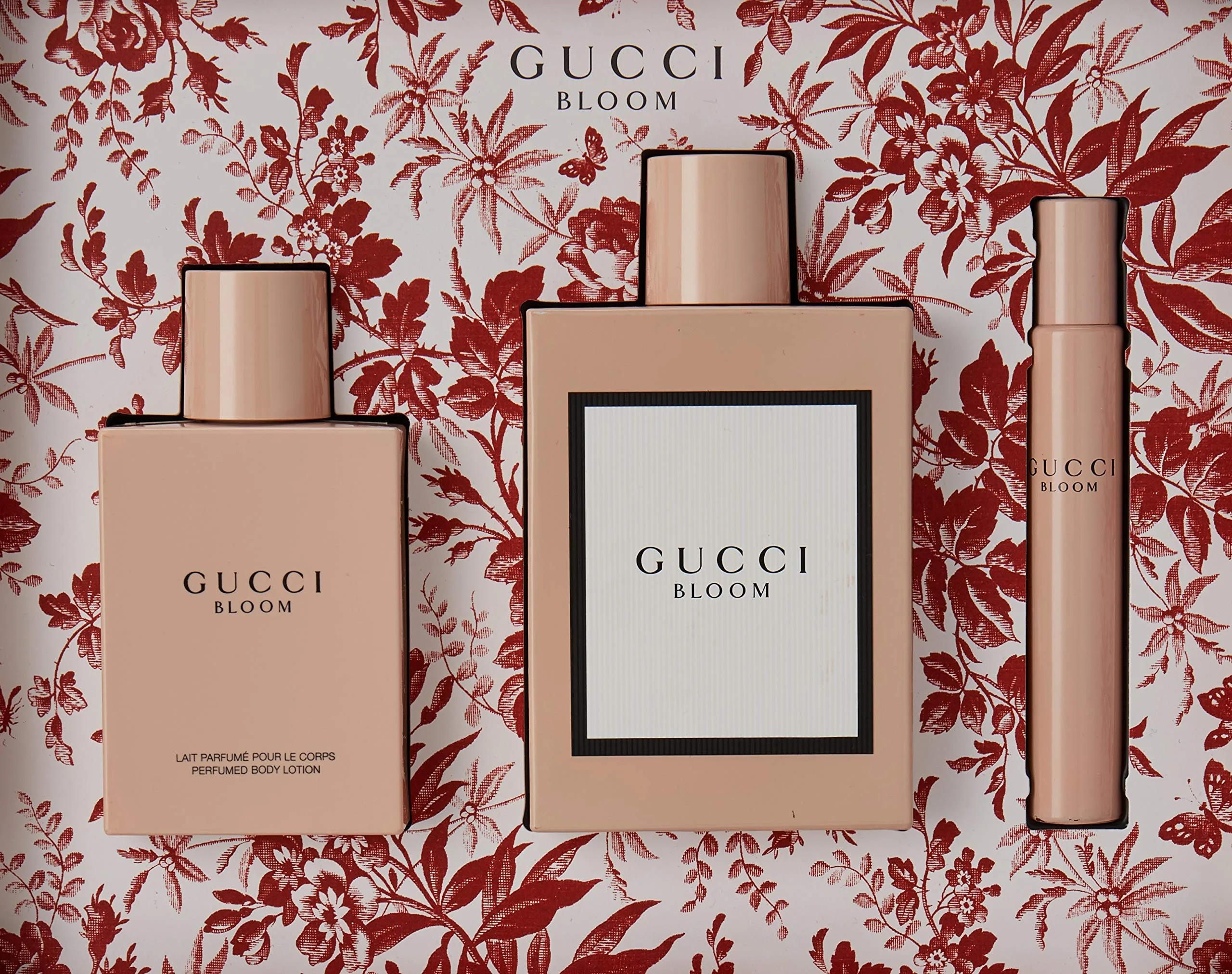 Gucci Bloom Edp 100ml / Edp 10ml / Perfumed Body Lotion gift set
