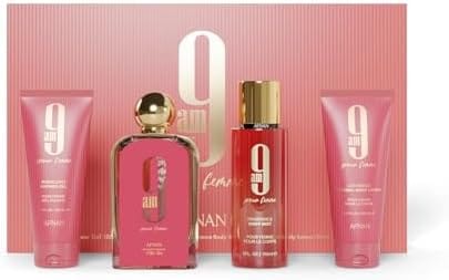Afnan 9 am Pink Pour Femme Gift Set
