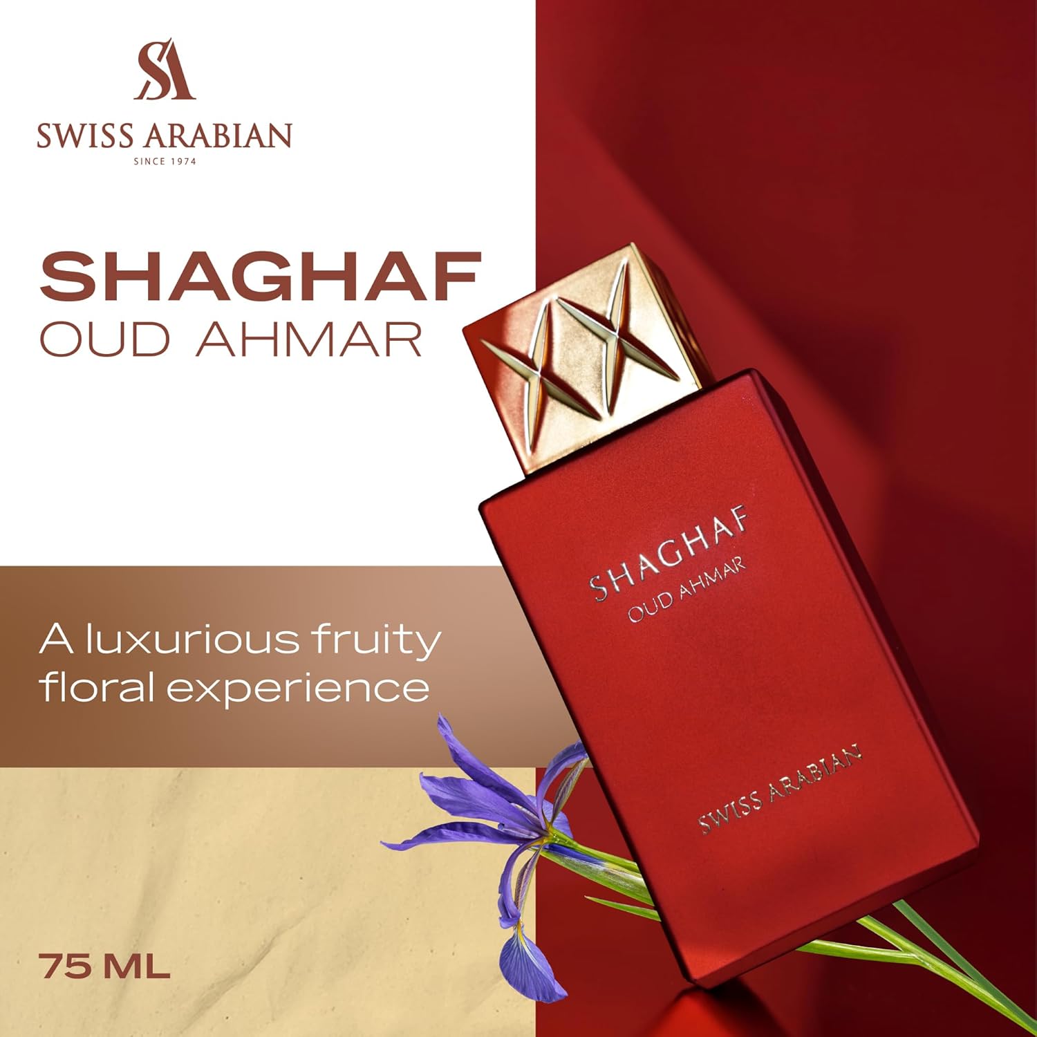 Swiss Arabian Shaghaf Oud Ahmar Edp 75ml